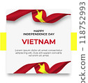 social media post templates with the theme of world countries' independence day 118752993