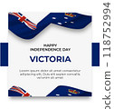 social media post templates with the theme of world countries' independence day 118752994