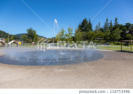 長野市城山公園的噴泉 118753496