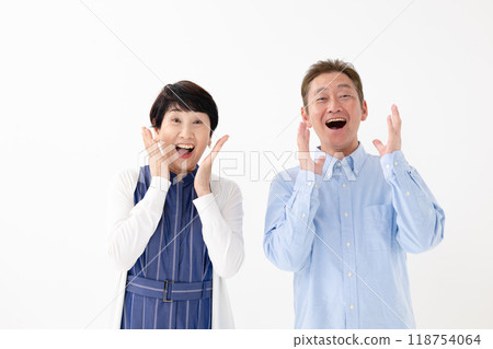 Amazing senior couple Amazing senior couple 118754064