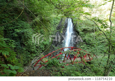 Walking along the mountain trail of Tendaki Valley [National Park, Top 100 Forests for Forest Bathing] / Ikadachi, Oya-cho, Yabu City, Hyogo Prefecture 118754210