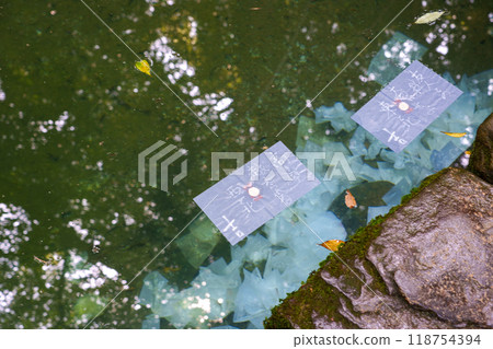 <Shimane Prefecture> Yaegaki Shrine, Mirror Pond Divination 118754394