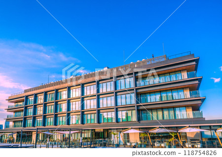 Yokohama cityscape in September, Japan. View of Yokohama Hammerhead and other sights = September 26, 2024 118754826