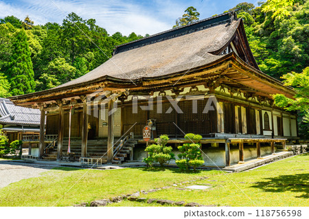 Saimyoji Temple (Koto Sanzan) Main Hall (National Treasure) in Kora-cho, Inukami-gun, Shiga Prefecture 118756598
