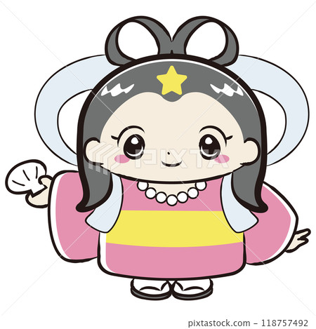 Character illustration with Princess Otohime as the motif 118757492