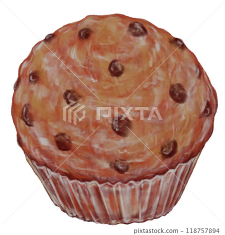 紙杯蛋糕_巧克力_巧克力片_巧克力片紙杯蛋糕 118757894