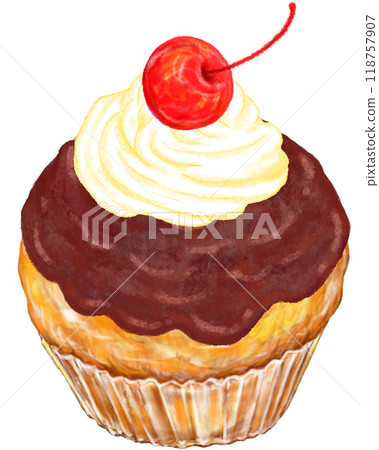 Cupcake_Cherry_Cream_Chocolate_Cupcake Cupcake_Cherry_Cream_Chocolate_Cupcake 118757907