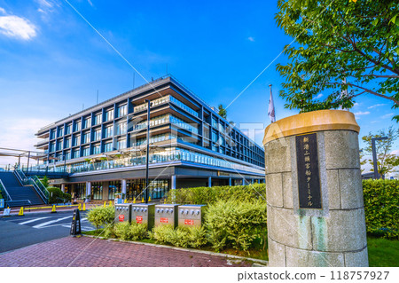 日本橫濱城市景觀，九月。新光碼頭客船碼頭、橫濱鎚頭鯊等景觀=2020年9月26日 118757927