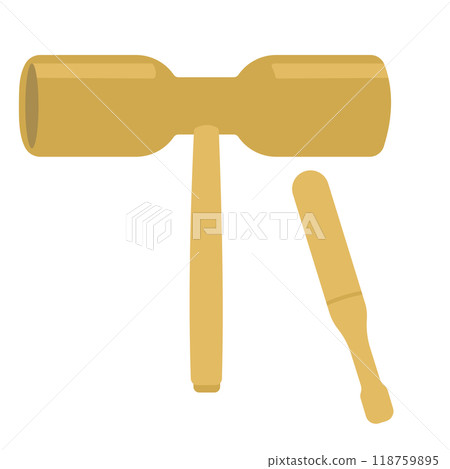 Illustration of wood blocks Illustration of wood blocks 118759895