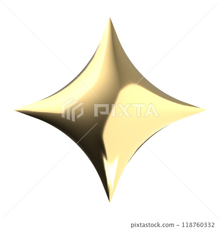 shiny golden vector star isolated. Vector illustration shiny golden vector star isolated. Vector illustration 118760332