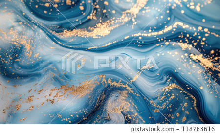 Marble abstract acrylic background. Marbling artwork texture. 118763616