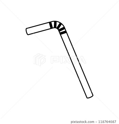 Straw Icon Illustration Design Straw Icon Illustration Design 118764087