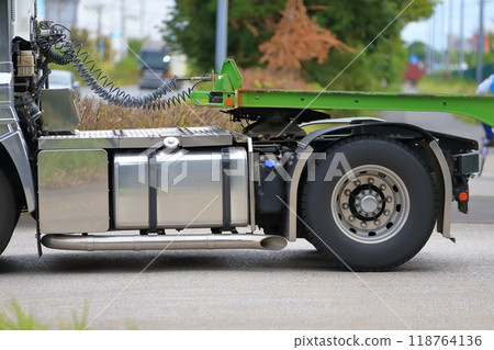 Trailer truck image Trailer truck image 118764136