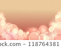Peach background with crystals 118764381