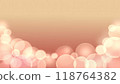 Peach background with crystals 118764382