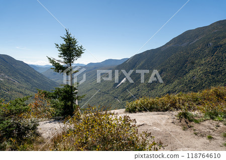A beautiful view of mountains in White Mountain National Forest. 118764610