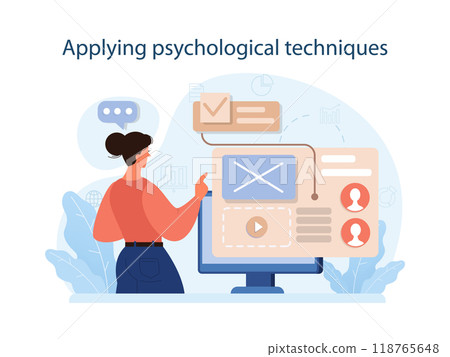 Apply a psychological techniques to conduct difficult negotiation. Business characters with opposite opinions coming up with mutual decision. Making a compromise on a meeting. Flat vector illustration Apply a psychological techniques to conduct difficult negotiation. Business characters with opposite opinions coming up with mutual decision. Making a compromise on a meeting. Flat vector illustration 118765648
