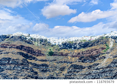 oia, landscape, ocean 118765679