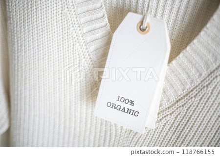 White label knitwear 100 percent organic cotton. White label knitwear 100 percent organic cotton. 118766155