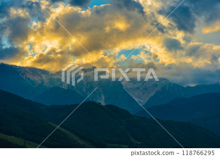白馬白山黃昏 118766295