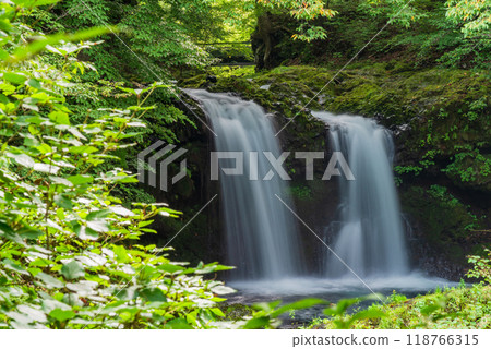 [Yamanashi Prefecture] Katsura River and Kaneyama Falls in Oshino, September 118766315