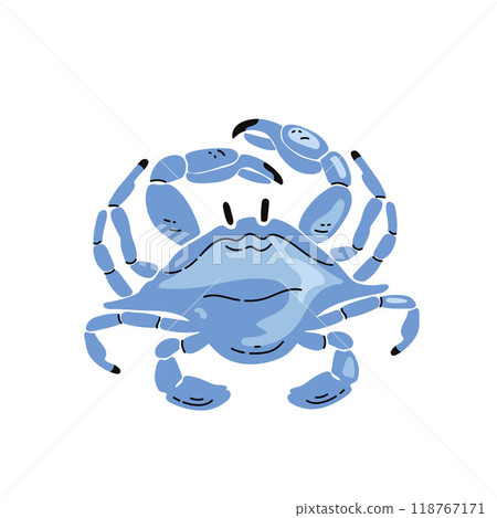 crab, cartoon, vector 118767171