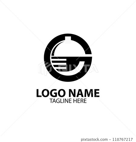 letter G utensil logo design vector letter G utensil logo design vector 118767217