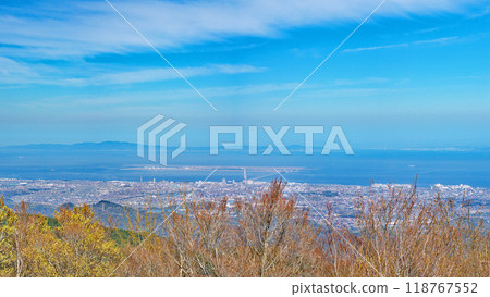 [從桂山泉展望台出發的關西國際機場] 大阪府貝塚市桐旗市 118767552