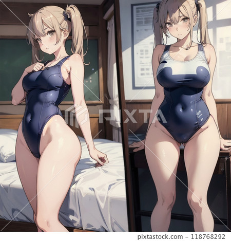 School swimsuit 118768292