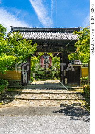 滋賀郡愛知郡愛莊町、金剛林寺（江東三山）、總門（黑門） 118768866