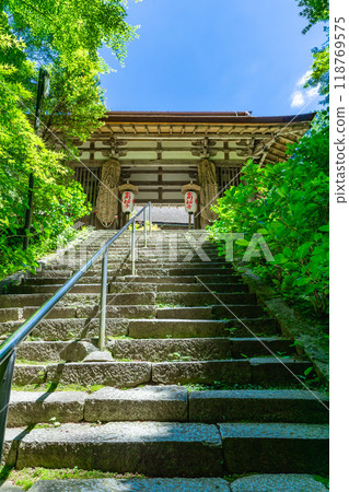 Nitenmon Gate (Important Cultural Property) at Kongorinji Temple (Koto Sanzan), Aisho-cho, Aichi-gun, Shiga Prefecture 118769575