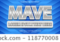 mave text effect editable eps file	 118770008