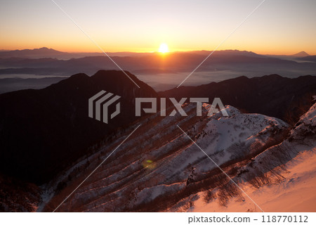 Sunrise seen from Enzanso Sunrise seen from Enzanso 118770112