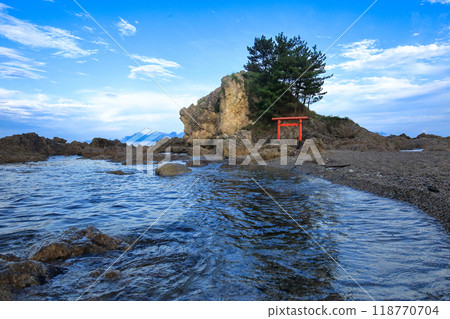 國家指定名勝天然紀念物弁天岩、纈川流風景 118770704