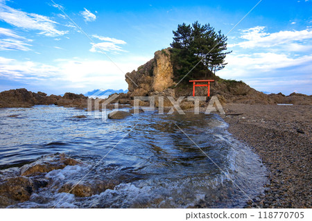 國家指定名勝天然紀念物弁天岩、纈川流風景 118770705