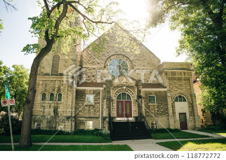 church in Winnipeg, Manitoba, Canada - July 20, 2024 church in Winnipeg, Manitoba, Canada - July 20, 2024 118772772