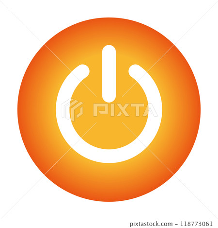 電源按鈕圖標 電源按鈕圖標 118773061