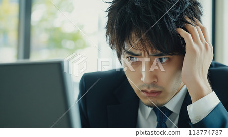 壓力大的商人 118774787