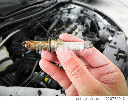 Car spark plug for combustion engine ignition Car spark plug for combustion engine ignition 118774942