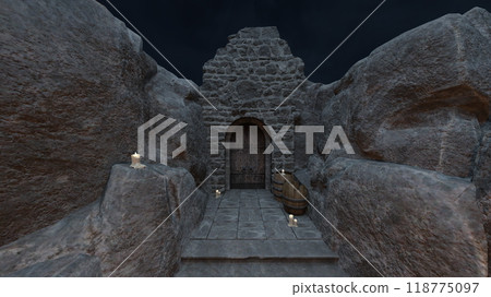 Fortress courtyard Fortress courtyard 118775097