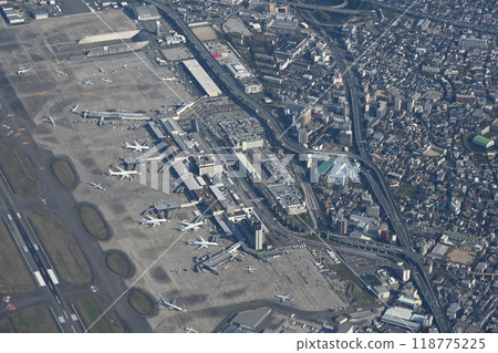 Osaka Airport aerial view 118775225