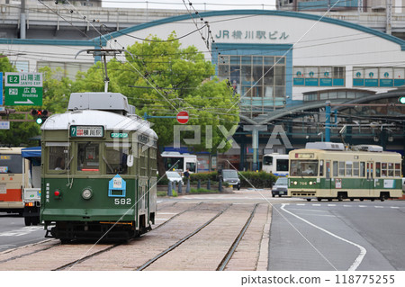 廣島電鐵電車52型570號582號橫河1丁目~橫河站 廣島電鐵電車52型570號582號橫河1丁目~橫河站 118775255