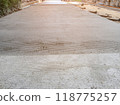 repair works concrete road construction outdoor 118775257