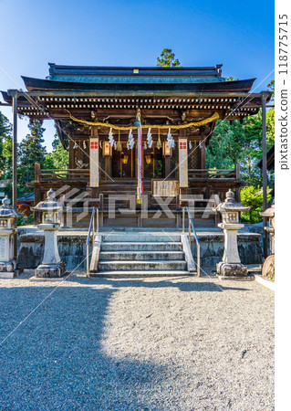 Jorakuji Temple, Azuchi-cho, Omihachiman City, Shiga Prefecture, Sasaki Shrine (the guardian deity of the Omi Genji clan), Gonden, birthplace of the Sasaki family 118775715