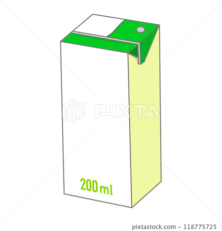 200ml carton drink 118775725