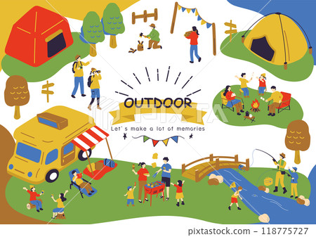 喜歡戶外活動的人 118775727