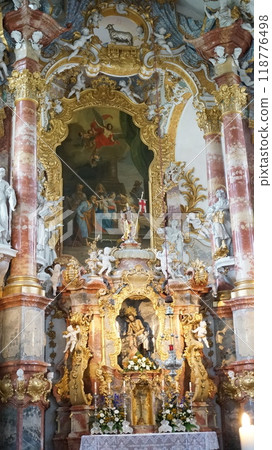 Wieskirche, Christ statue on the main altar [Germany] 118776498