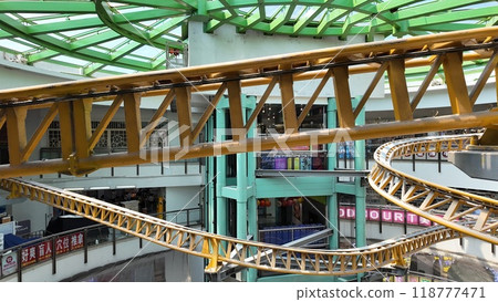 the interior of Dragon Centre shopping mall Aug 27 2024 118777471