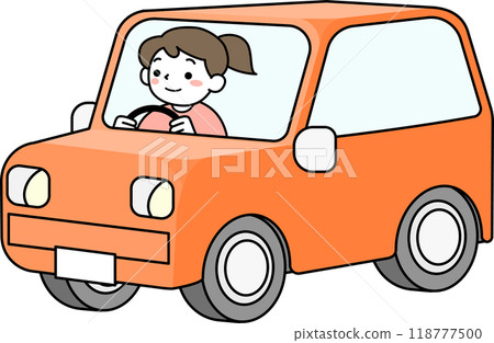 一個女人開車 118777500