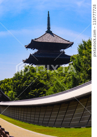 【京都風景】魚眼看東寺五層塔 【京都風景】魚眼看東寺五層塔 118777728
